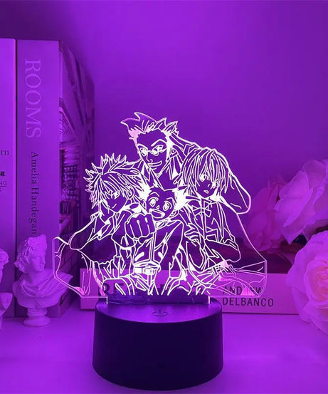 HUNTER Night Light Anime Peripherals Personality Creativity Killua Sissoe Table Lamp Desktop Decoration Bedroom holiday gift
