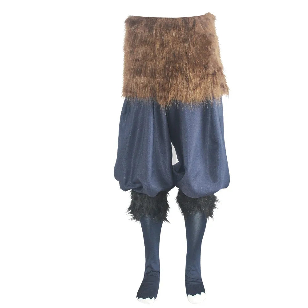 Anime Demon Slayer Inosuke Hashibira Cosplay Costume – Mask & Pants Set 2