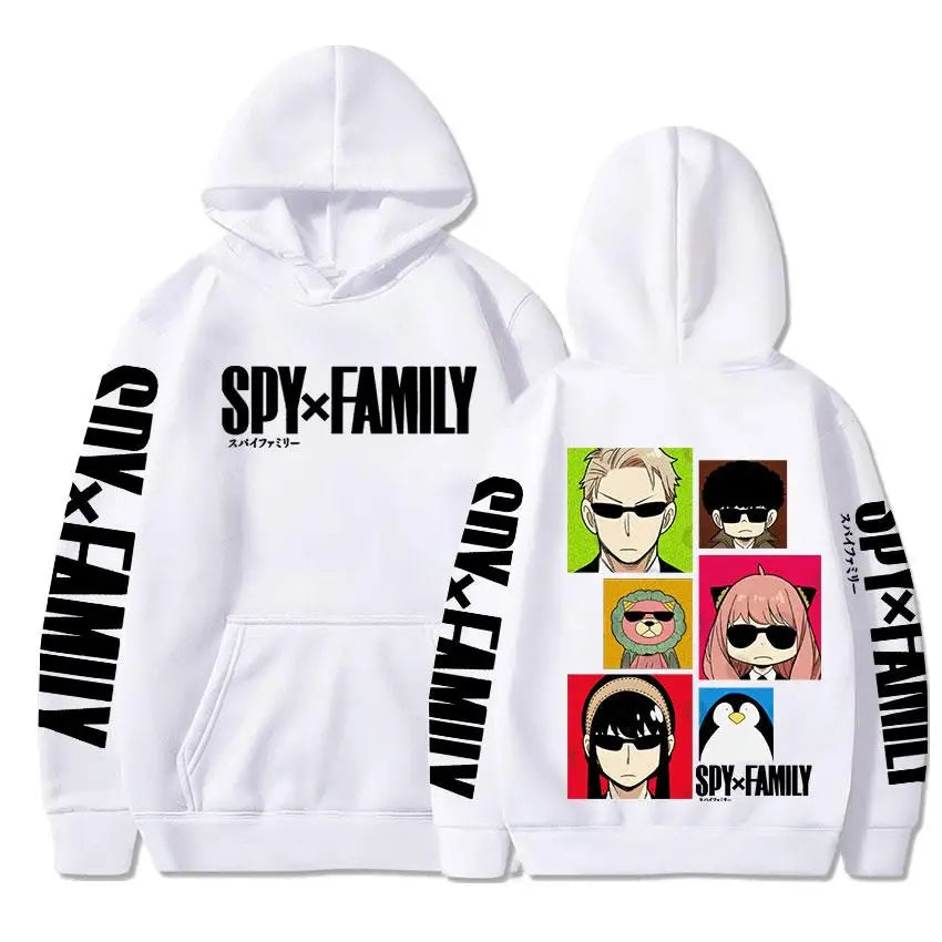 Spy x Family Anya Forger Printed Oversized Hoodie – Classic Harajuku Streetwear Sweatshirt 8