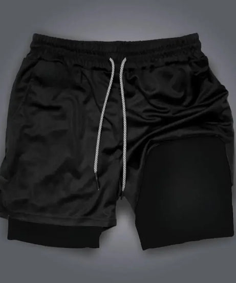 Dragon Ball Anime Men's Shorts Sportswear Quick Dry Gym Pants Double-layer 2 in 1 Shorts Y2k Summer Breathable Streetwear