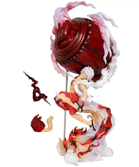 One Piece Onigashima Nika Luffy Action Figure 3 Interchangeable Hand Forms Anime Model Toy Exquisite Pvc Statue Deco Fans Gift