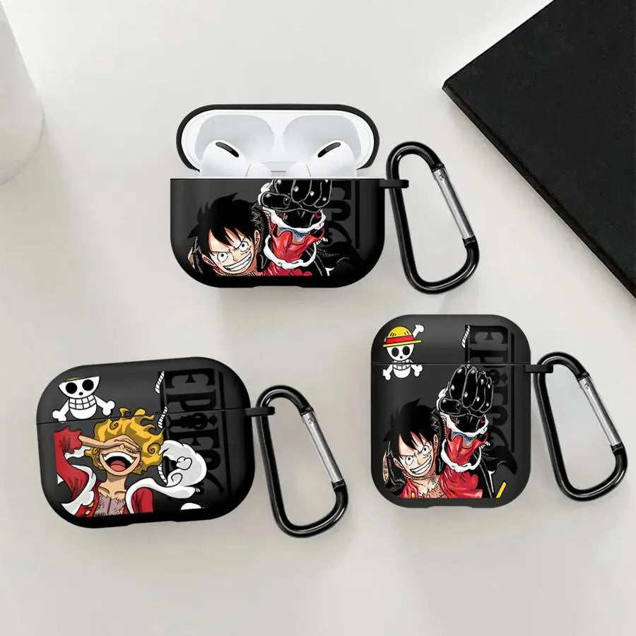 Case For Airpods 4 1 Pro 3 Pro3 Pro2 2 Earphone Cases Cover OneS LuffyS P-ieceS