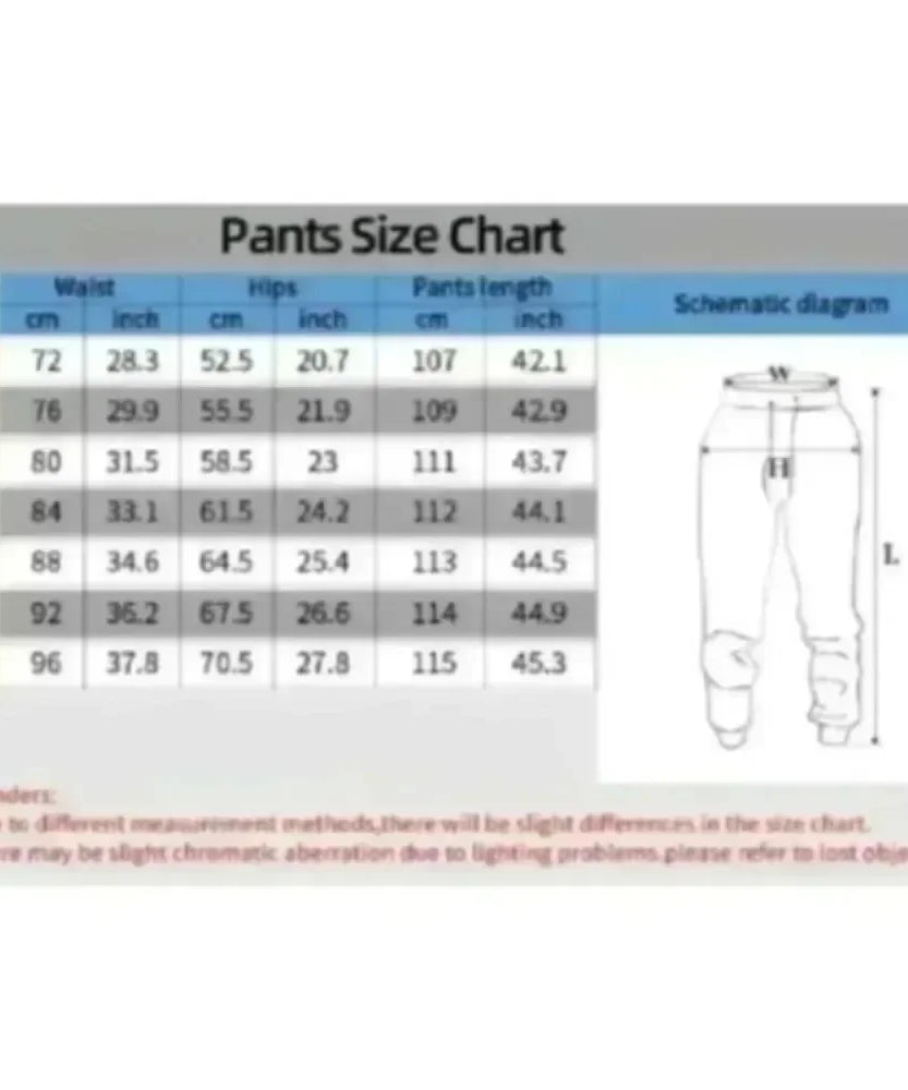 Demon Slayer Sweetpants Autumn/Winter Men's New Anime Printed Harajuku Trendy Versatile Loose Casual Sports Pants