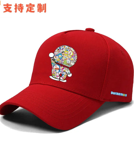Doraemon machine cat little ding-dong anime outdoor leisure baseball cap sports sunshade sunscreen duckbill hat for men