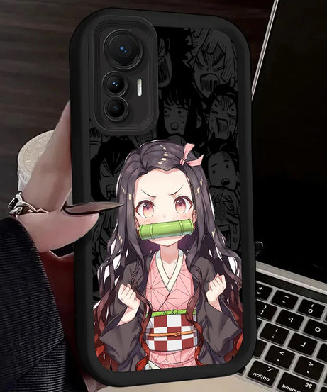 Cute Anime Demon Slayer Case For Xiaomi Poco C65 X7 X6 F6 F5 X5 X3 NFC F3 M6 Pro 4G Mi 13 12 11 Lite 5G 14 13T 12T 11T 14T Pro