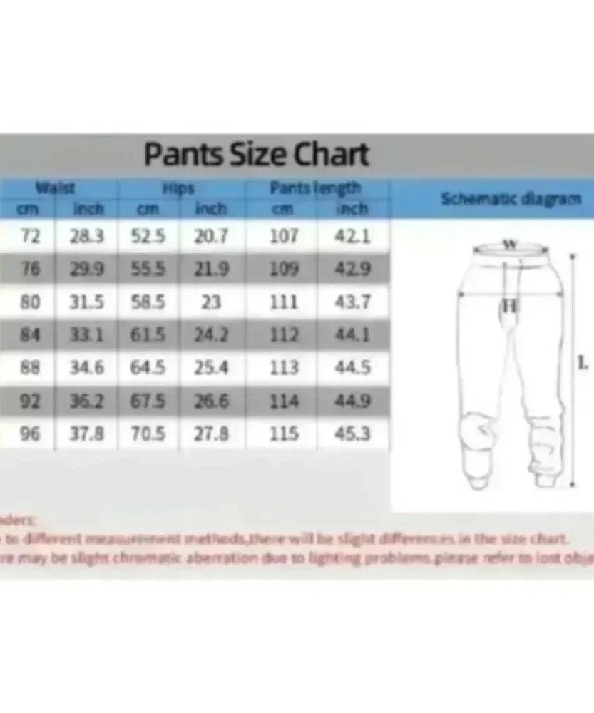 Pokémon Anime Cyndaquil Printed White Sweatpants Men's Autumn/Winter New Japanese Harajuku Loose Casual Tapered Pants