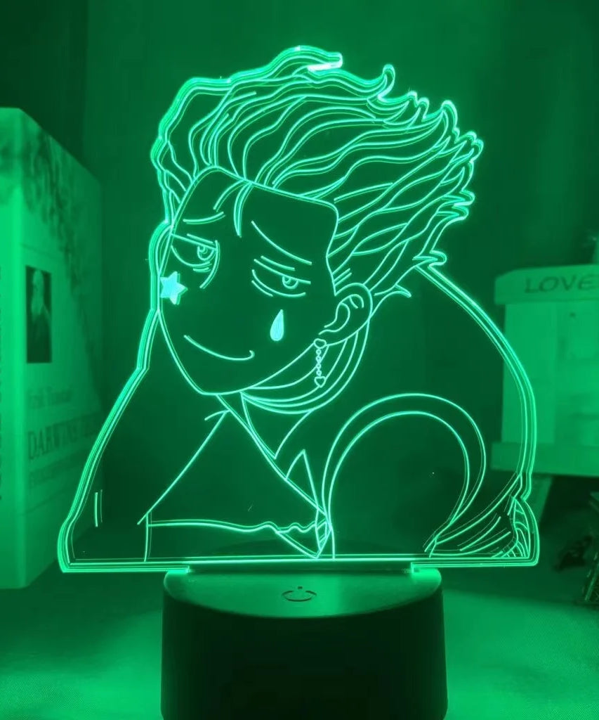 Anime Hunter X Hunter Led Night Light Killua Zoldyck Figure Nightlight Color Changing Usb Battery Table 3d Lamp Gift for Kids