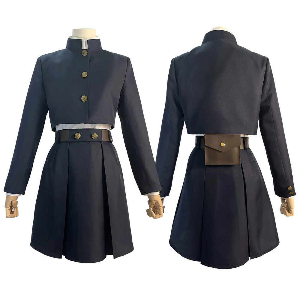 Anime Jujutsu Kaisen Nobara Kugisaki Cosplay Costume – Uniform & Wig Set 8
