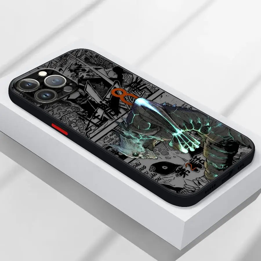 Cool Kaiju No.8 Monster Form Phone Case for iPhone 16 14Pro XR 16e 15 13 Mini SE 7 8 Plus 12 11 Pro XS Max 14 Soft Cover