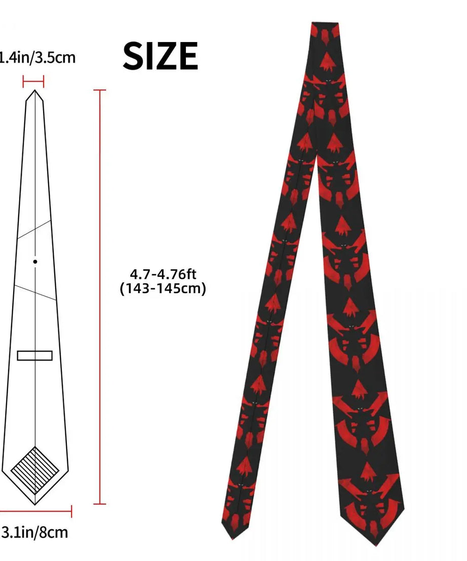 Vegeta Royal Saiyan Symbol Necktie – Dragon Ball Z Slim 8cm Unisex Tie