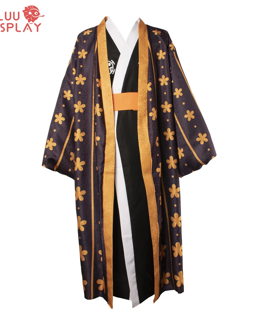 SBluuCosplay Anime Wano Country Law  Kimono Cosplay Costume