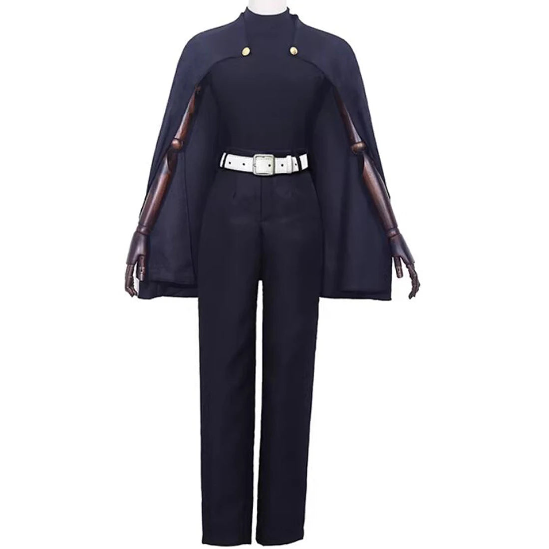 Anime Womens Suit Zenin Maki Cosplay Costume Cloak Tshirt Pants Belt Halloween Christmas Outfit Uniform