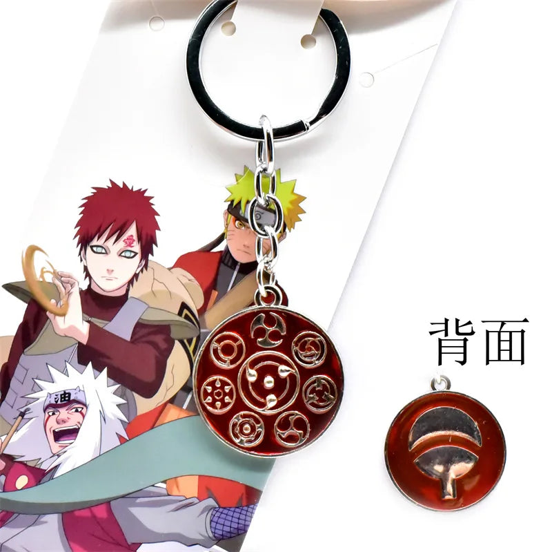 Anime Naruto Mask Enamel Keychain – Alloy Car Key Ring & Bag Pendant for Cosplay 8