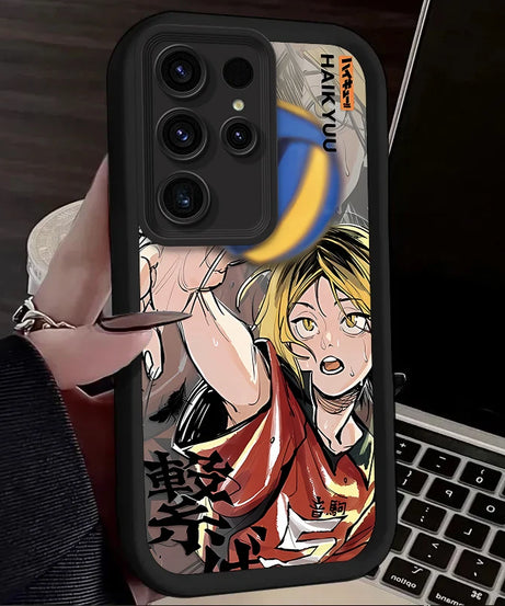 Anime Haikyuu Shoyo Hinata Case For Samsung Galaxy S24 S25 S23 Ultra S22 S21 Plus FE A36 A56 A26 A16 A06 A15 A25 A35 A55 5G Etui