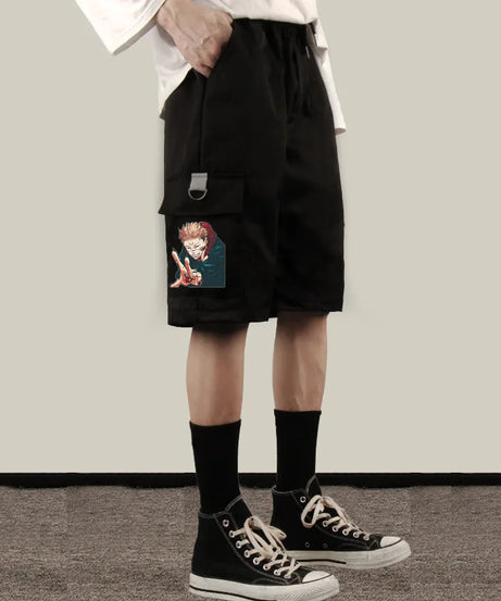 Jujutsu Kaisen Five Strips of Wushu Shorts Anime peripherals Character Beach Pants Casual Daily Sports Overalls Fan Gift