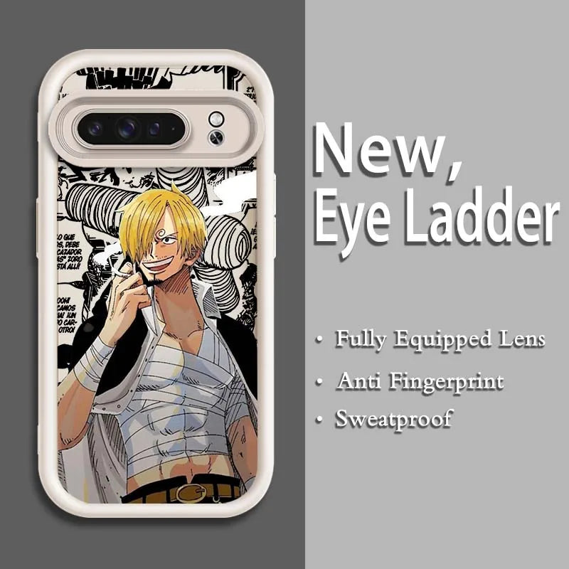 One Piece Eye Ladder Case – Shockproof Soft TPU Cover for Google Pixel 9–7A Pro/XL 5G