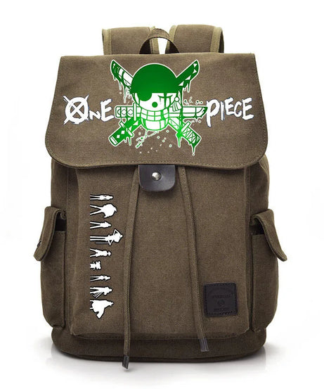 One Piece Anime Backpack Cosplay Luffy Unisex Students School Bag Large Capacity Bookbag Laptop Travel Rucksack Outdoor Bag