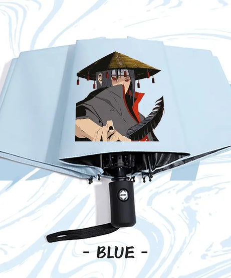 Naruto anime peripheral automatic umbrella Naruto Namikaze Minato Uchiha Itachi Kakashi Haruno Sakura sunshade umbrella gift