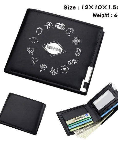 BLEACH Animation Derivative Purse Fold Short Wallet Portable Coin Purse
