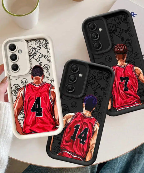 Slam Dunk Anime Phone Case – Soft Cover for Samsung Galaxy A15–A55 (4G/5G)