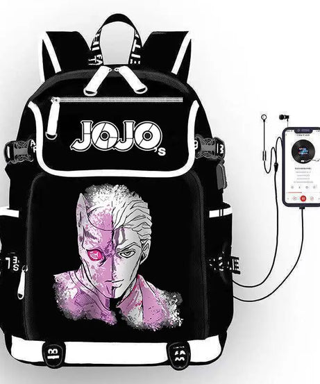 JoJo's Bizarre Adventure Anime Backpack Student School Shoulder Bag Large Capacity Youth Outdoor Travel Backpack Fashion Gift