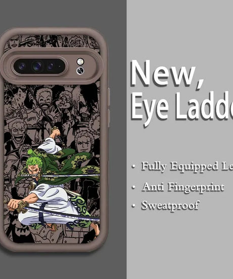 One Piece Eye Ladder Case – Shockproof Soft TPU Cover for Google Pixel 9–7A Pro/XL 5G