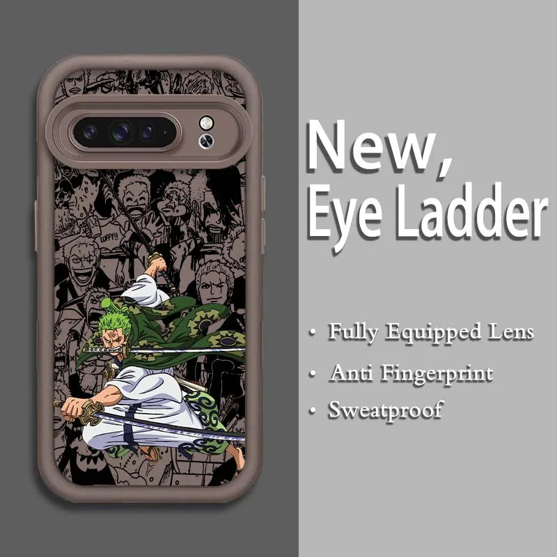 One Piece Eye Ladder Case – Shockproof Soft TPU Cover for Google Pixel 9–7A Pro/XL 5G