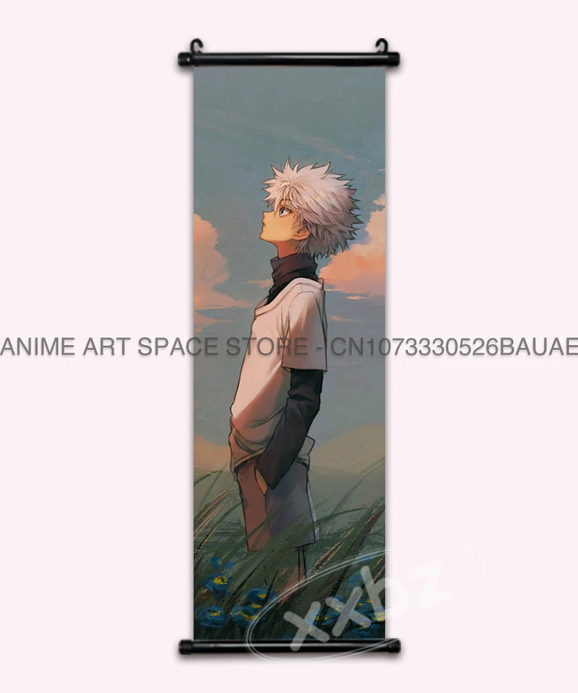 Hunter x Hunter Scroll Poster – Classic Anime Wall Art Canvas Decoration