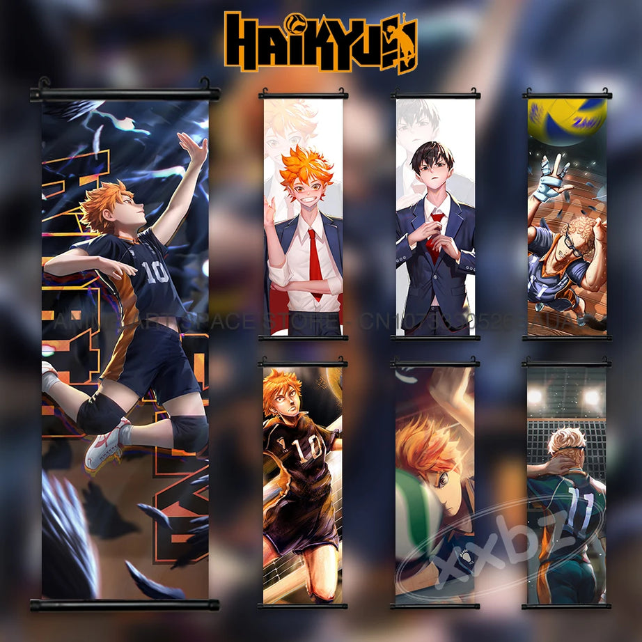 Haikyuu!! Shoyo Hinata Canvas Poster - Sports Anime Wall Art