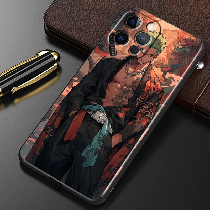 One Piece Zoro iPhone 15-7 SE Pro Max Phone Case