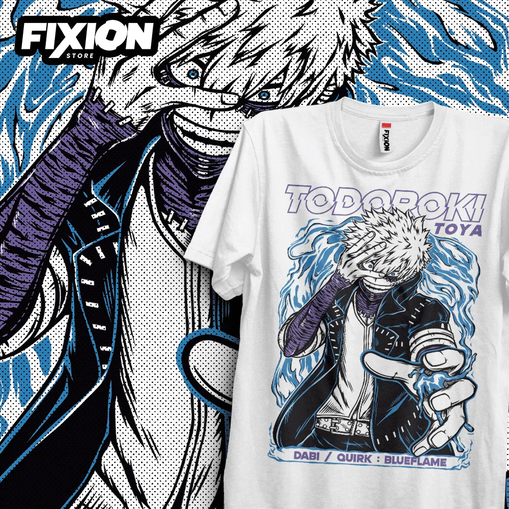 Boku no Hero DABI  – Nuevos Enero Anime T Shirt Manga Gift For Anime Lover All Size Cotton