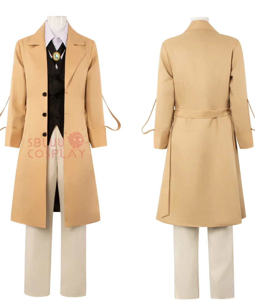 Cosplay Osamu Dazai Cosplay Costume Long Jacket Coat Halloween Christmas Costume