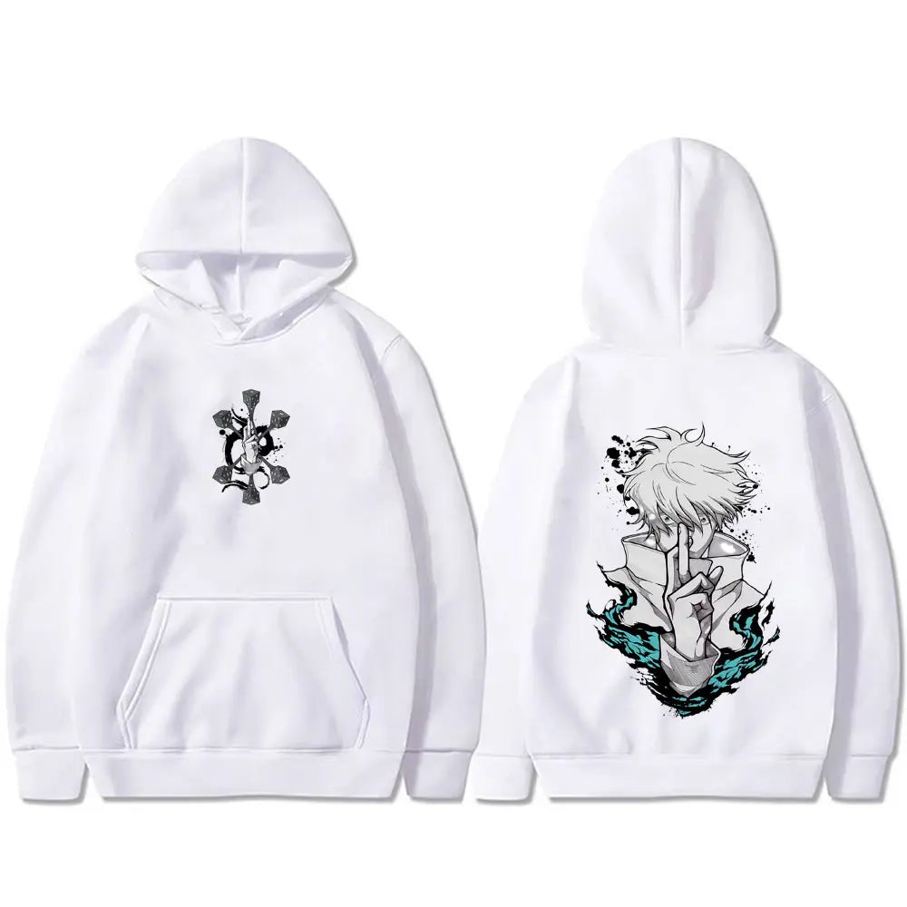 Jujutsu Kaisen Gojo Satoru Manga Graphic Hoodie Unisex Oversized Harajuku Pullover 5