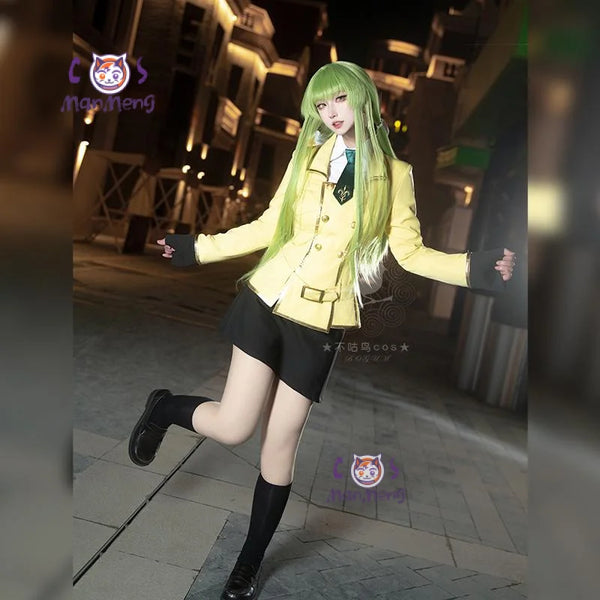 Code Geass C.C. Cosplay Costume — Uniform Set