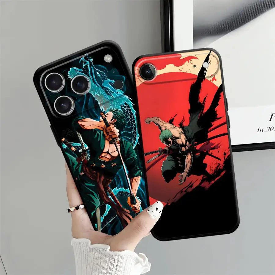 One Piece Luffy & Zoro Case for iPhone (16/15/14/13/12/11 & Pro Max) 2