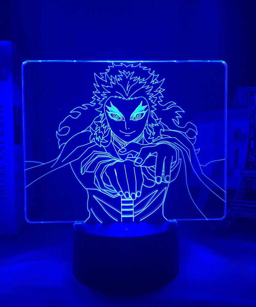 Manga 3d Light Kimetsu No Yaiba for Bedroom Decor Night Light Birthday Gift Table Lamp Anime Demon Slayer Mitsuri Kanroji Figure