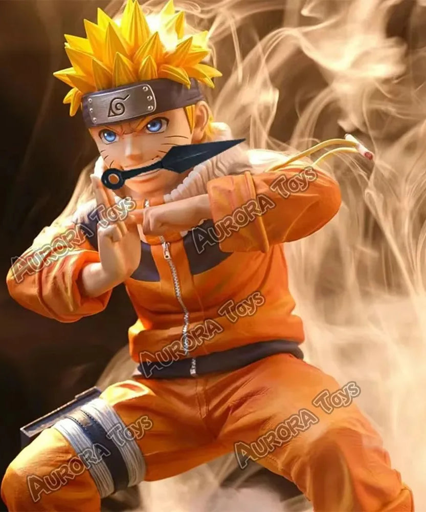 5.9in/15cm Anime Uzumaki Naruto Figure Kage Bunshin no Jutsu PVC PVC Action Figures Collection Model
