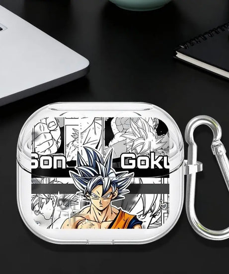 Case For Samsung Galaxy Buds 4 Pro 2 2Pro 4Pro Live 3 FE 3Pro Clear Earphone Cases Cover With Hook Son Gokus And Frieza