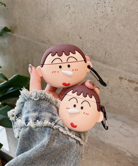 Cute 3D anime Snot Boy For Airpods Pro 2 Case,Soft Bluetooth Protective Earphone Cover For Airpods Pro Case For Boys Men