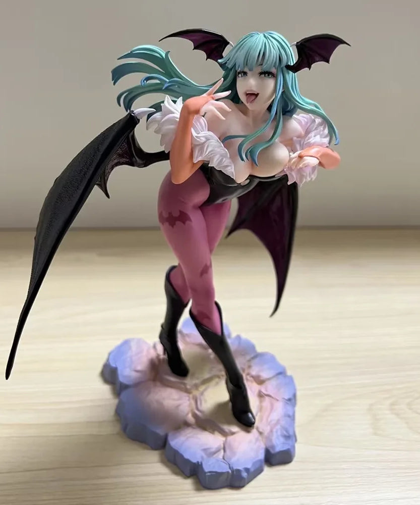 23cm Morrigan Aensland Vampire Action Figure Collection Toys Christmas Gift Doll With Box