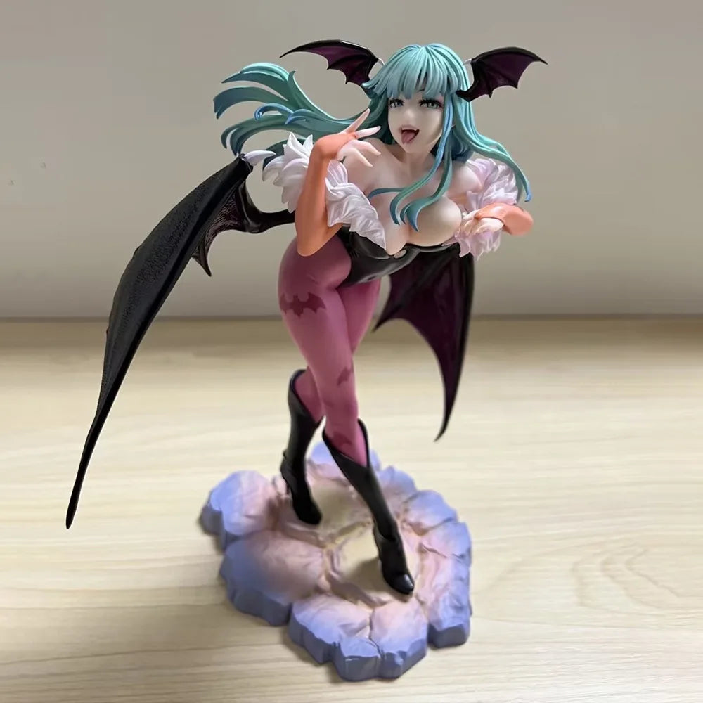 23cm Morrigan Aensland Vampire Action Figure Collection Toys Christmas Gift Doll With Box