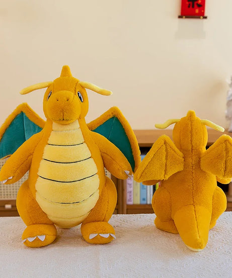 35/85cm Dragonite Pokemon Large Plush Toys Anime Doll Cute Pillow Giant Pokémon Plushie Stuffed Gift for Kids Christmas
