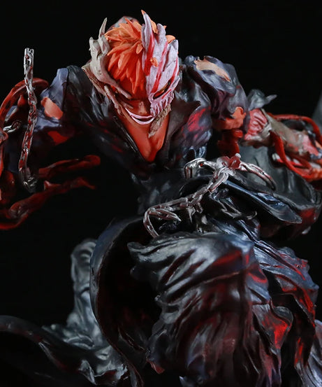 Kurosaki Ichigo 22cm Half Hollow Ichigo Action Figure LED Luminous Anime Model Toy PVC Light-Up Statue Desktop Decor Boy Gift