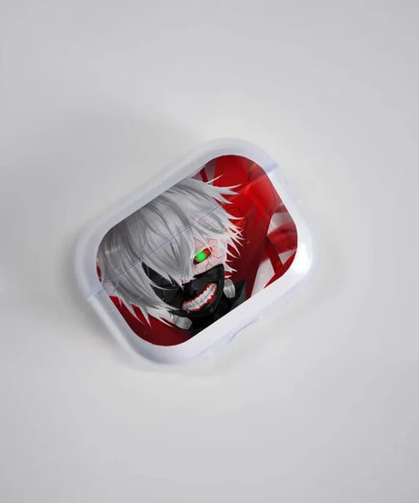 Tokyo Ghoul Anime Kaneki Ken Soft silicone TPU Case For AirPods Pro 1 2 3 4 Silicone Wireless Bluetooth Earphone Box Cover