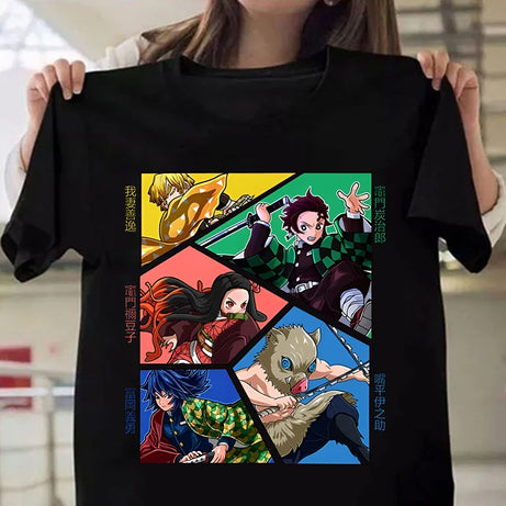 Demon Slayer Character Print T-Shirts