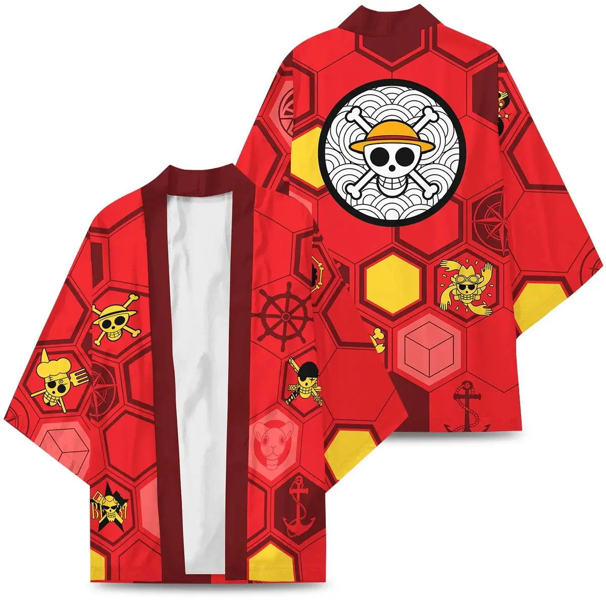 New Anime ONE PIECE Kimono Cape Cosplay Clothing 3D Printing Comics Casual Cardigan Jacket Men and Women Birthday Gifts