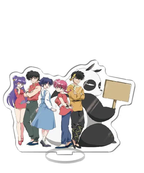 Anime Ranma 1/2 Nibun No Ichi Acrylic Stand Model Plate Decoration Desk Figure Display Friends Girls Gift Cartoon New Product