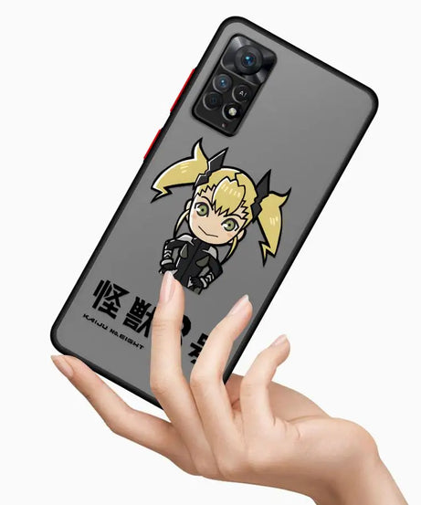 Cute Kaiju No. 8 Matte Phone Case – Xiaomi Redmi Note 8–14 Series