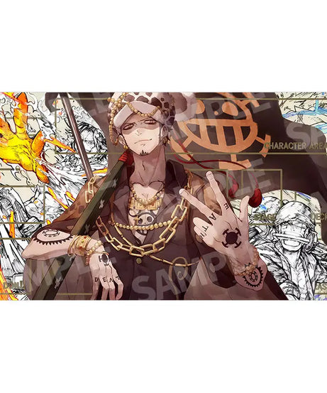 One Piece OPCG Playmat Luffy Edwards Newgate Anime Playmat Trading Card Game Mat Dedicated Card Play Against Table Mat Gift