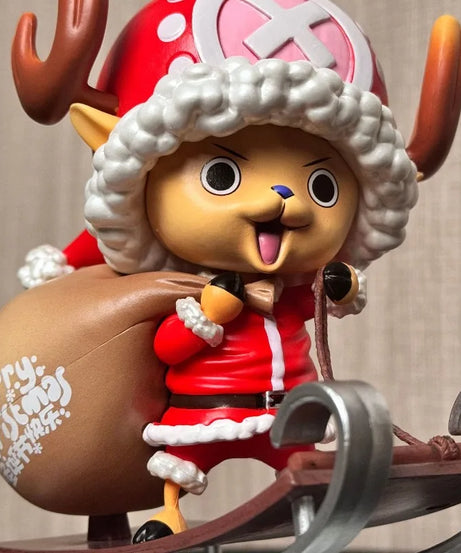 16CM One Piece ZERO Joba Large Christmas Joba Backpack Sled Scene Christmas Gift Selection Boxed Statue Model Desktop Pendant